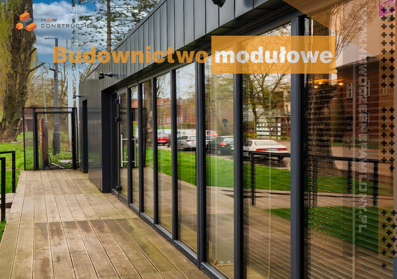 Pawilon biurowy w łodzi