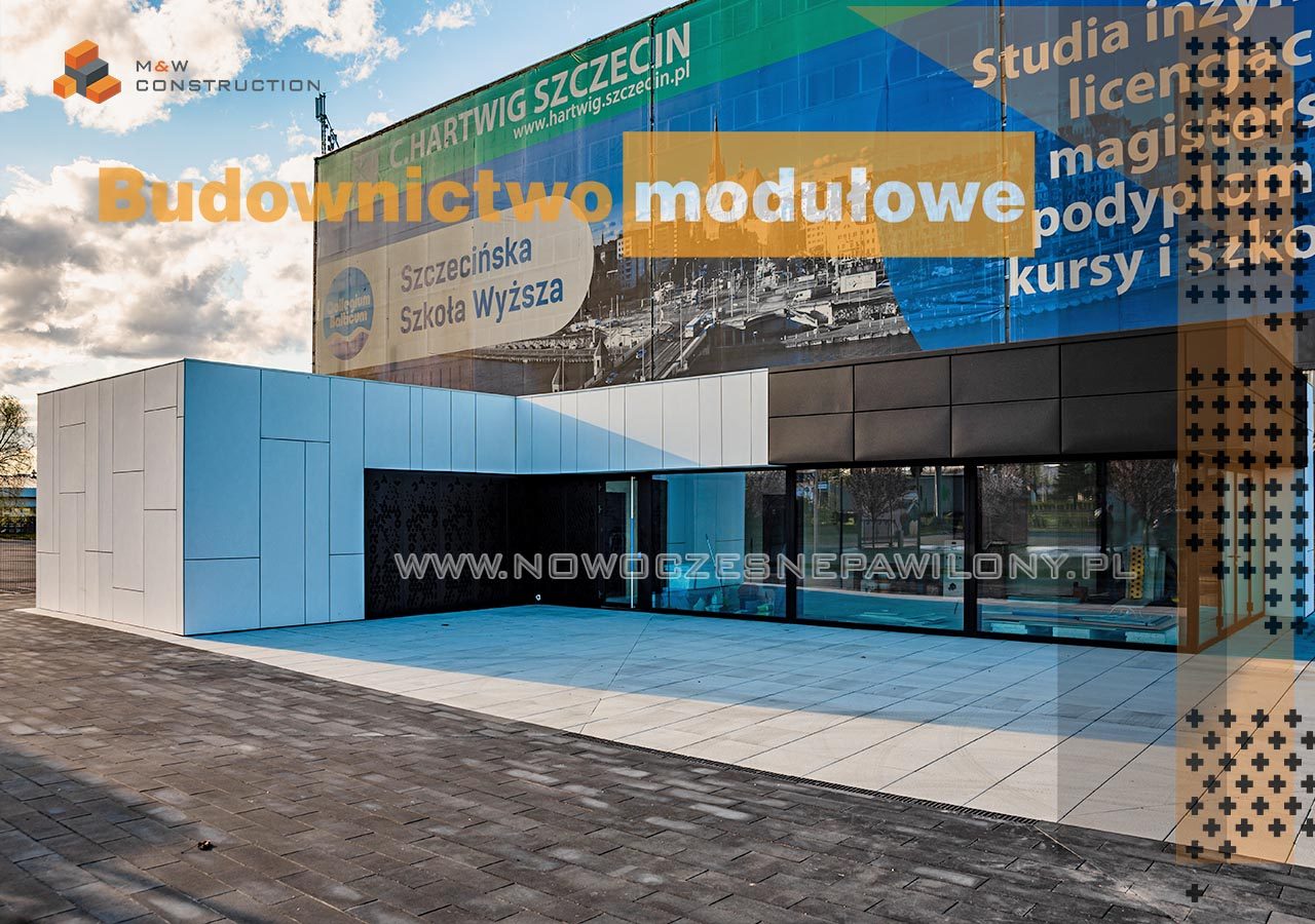 Komis samochodowy - nowoczesny pawilon