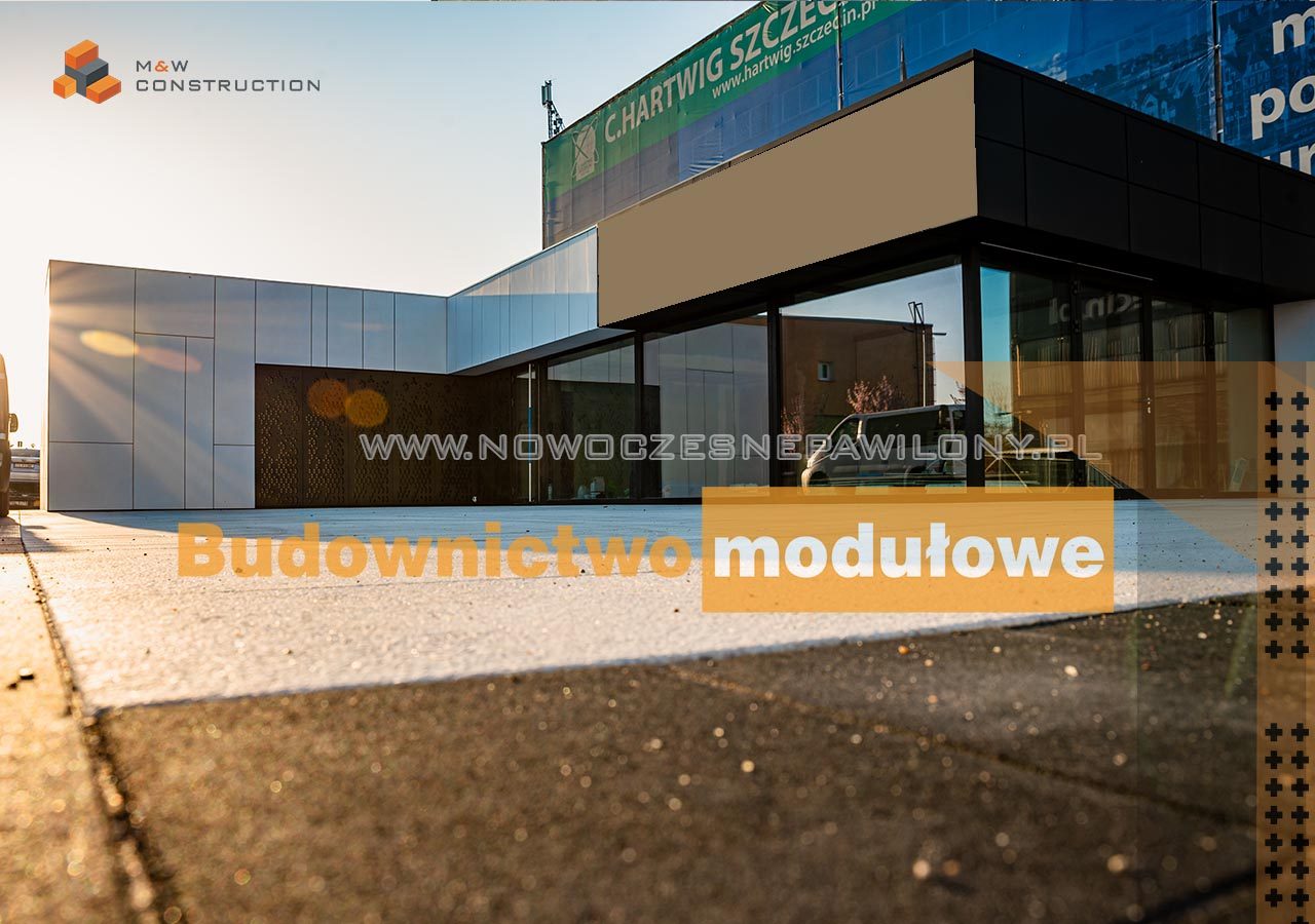 Nowoczesny pawilon w Szczecinie