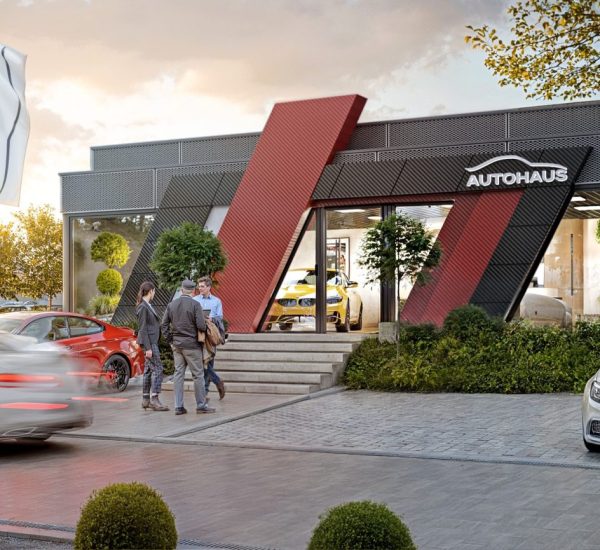 Showroom modułowy Serii ZEZ – pawilon usługowy ponad 72 m²