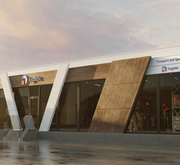 Modułowy pawilon biurowo-logistyczny ZEZ 108 m² – biuro dla branży TSL